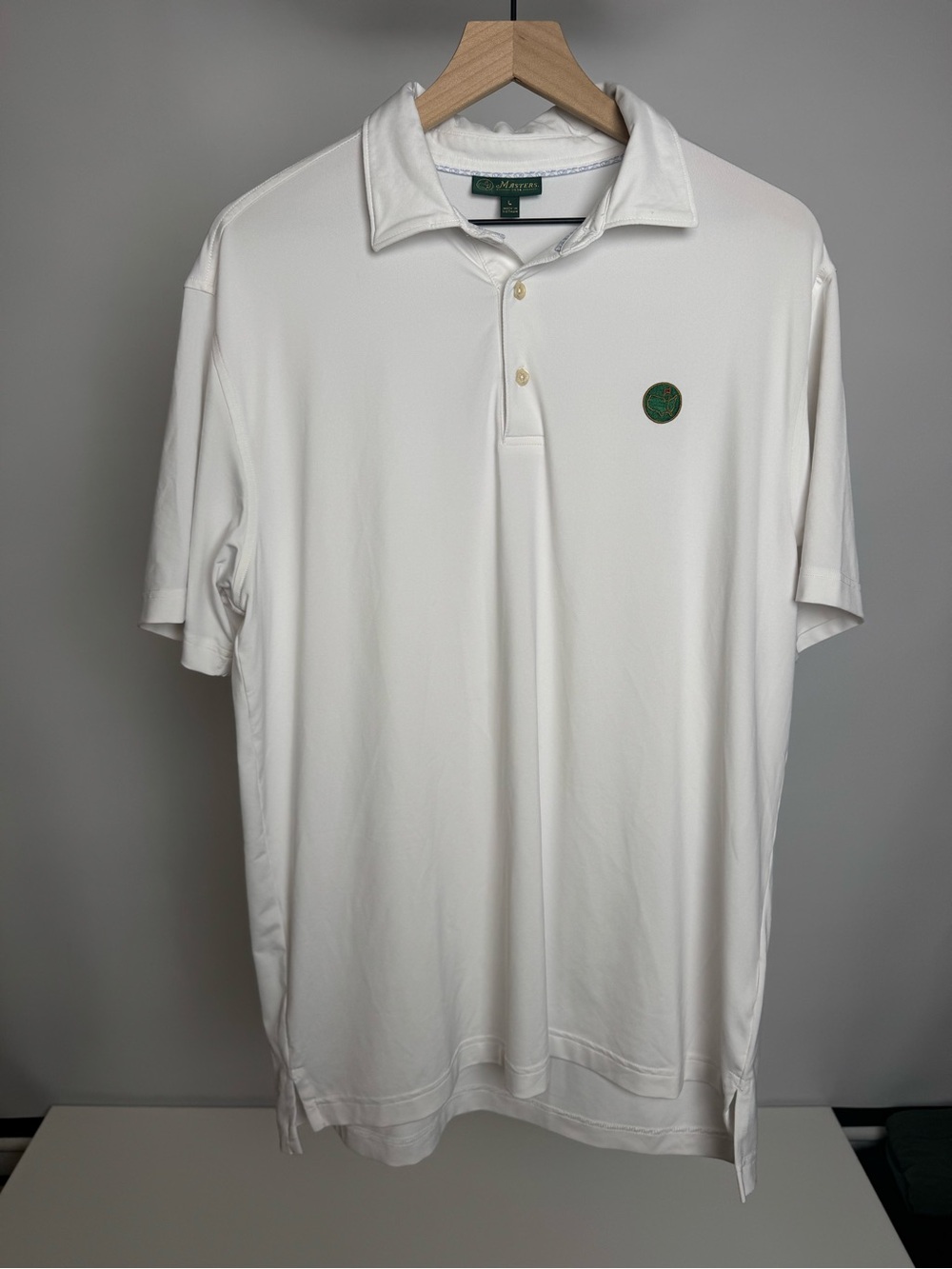 Masters 1934 Berckmans Place Performance Golf Polo White Men’s Large